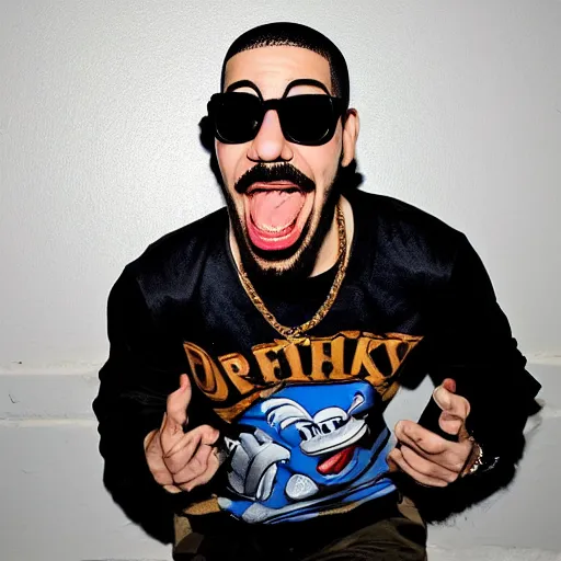 Image similar to Goofy as Drake