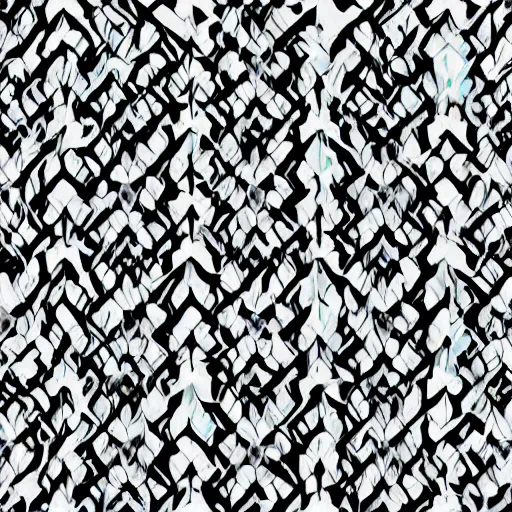 Prompt: an interesting pattern, digital art, minimalistic, monochromatic