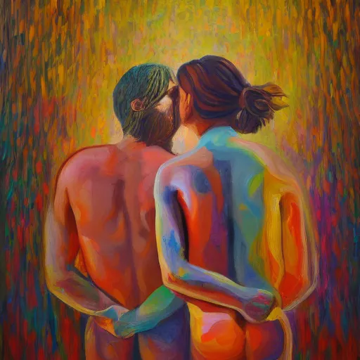 Image similar to love and acceptance, detailed painting, emotional, calming, masterpiece, trending on artstation, oil on canvas