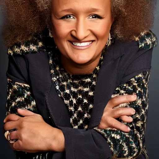 Prompt: wanda sykes einstein portrait