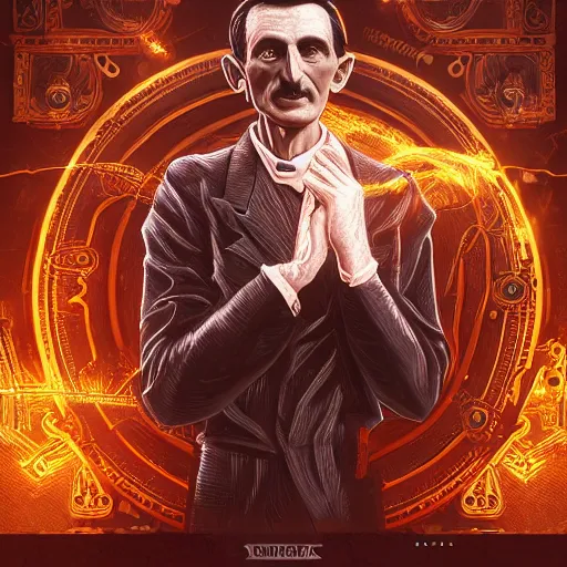 Prompt: Nikola Tesla in the fall guys, intricate detailed, ornate, behance, artstation, unreal render, unreal engine 5, octane