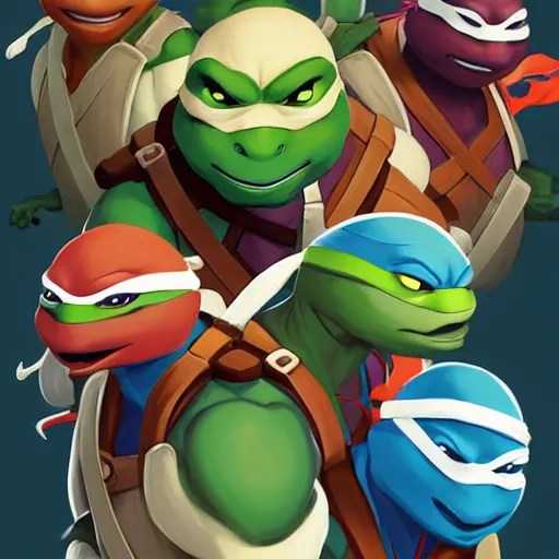 Image similar to face icon stylized minimalist teenage mutant ninja turtles, loftis, cory behance hd by jesper ejsing, by rhads, makoto shinkai and lois van baarle, ilya kuvshinov, rossdraws global illumination