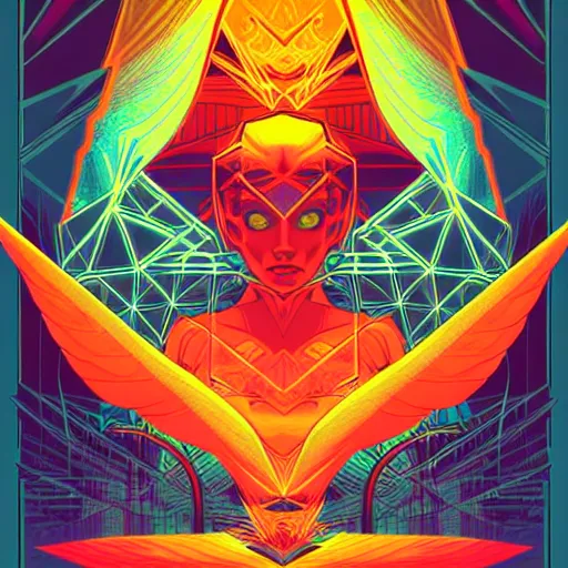 Prompt: symetry!!, concept art of angel by dan mumford!!