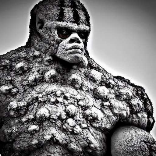 Image similar to ultra realistic and intricate detailed photograph of giant golem