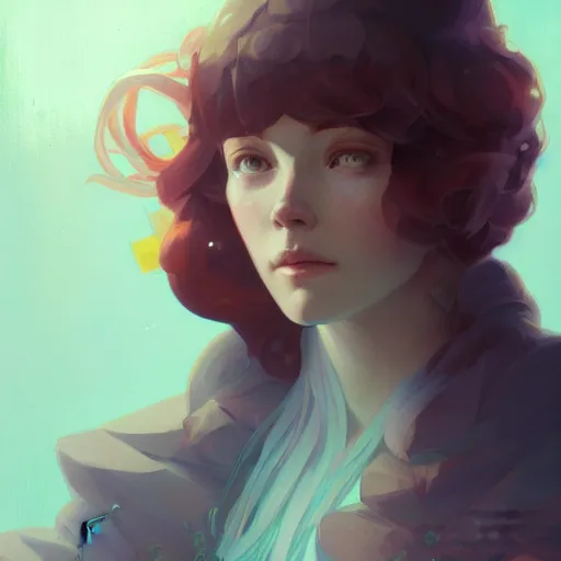 Image similar to Portrait of Madeline from celeste, highly detailed, digital painting, artstation, concept art, sharp focus, illustration, art by greg rutkowski and alphonse mucha