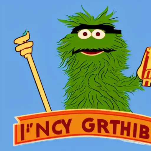 Image similar to logo for Oscar the Grouch's Funky Club