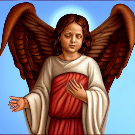 Image similar to biblically realistic angel