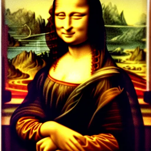 Image similar to mona lisa in chinese dress