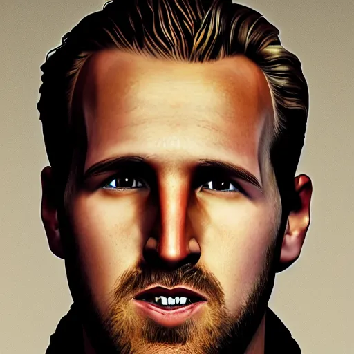 Image similar to photo closeup front orthographic portrait of harry kane, high detail, soft studio lighting, full frontal lighting, digital photography, style of cyberpunk 2 0 2 0