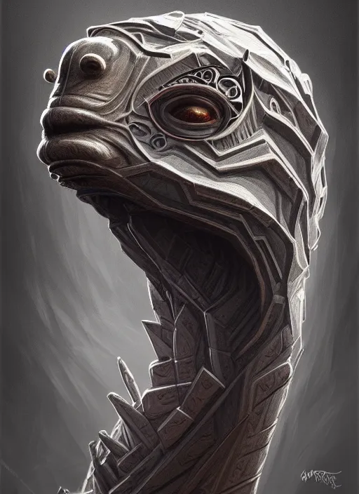 Image similar to anthropomorphic torus head in edgy darkiron camel, intricate, elegant, highly detailed animal monster, digital painting, artstation, concept art, smooth, sharp focus, illustration, art by artgerm, dwayne barlowe, trending on artstation and greg rutkowski and alphonse mucha, 8 k