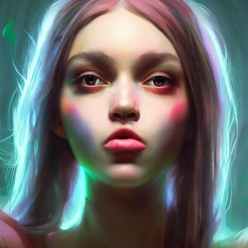 Image similar to Portrait of beautiful girl, huggy wuggy from poppy playtime video game, fullbody, ultra high detailed, oil painting, Greg Rutkowski, Charlie Bowater, Yuumei, Yanjun Cheng, unreal 5, DAZ, hyperrealistic, octane render, RPG portrait, dynamic lighting, fantasy art, beautiful face