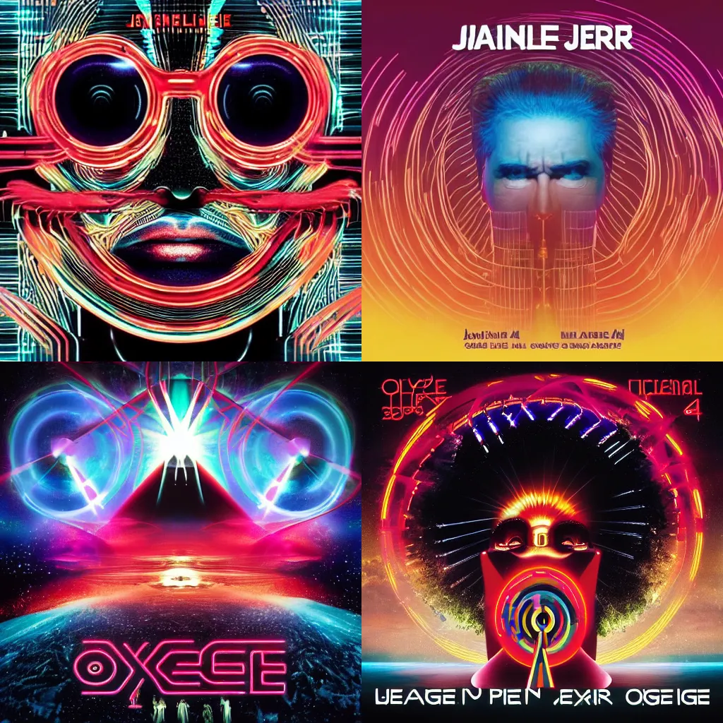 Album Art For Jean Michel Jarre's New Album, Oxygene 