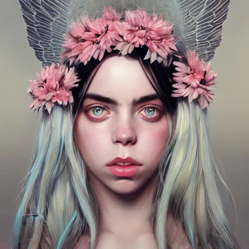 billie eilish expressive full body photo, of beautiful | Stable ...