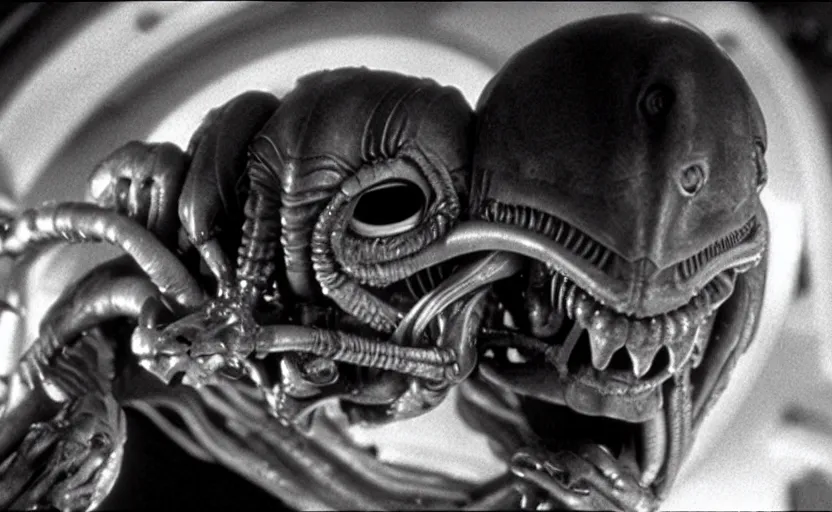 Image similar to alien facehugger warwick davis vfx film