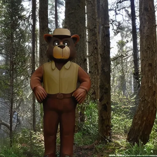 Image similar to Smokey the Bear in Portugal