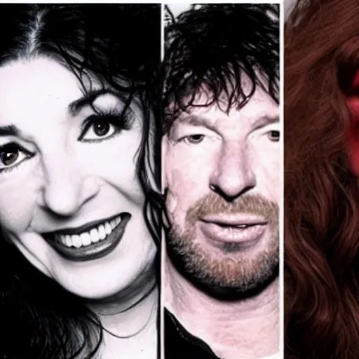 Image similar to kate bush featuring aphex twin, hitsingle