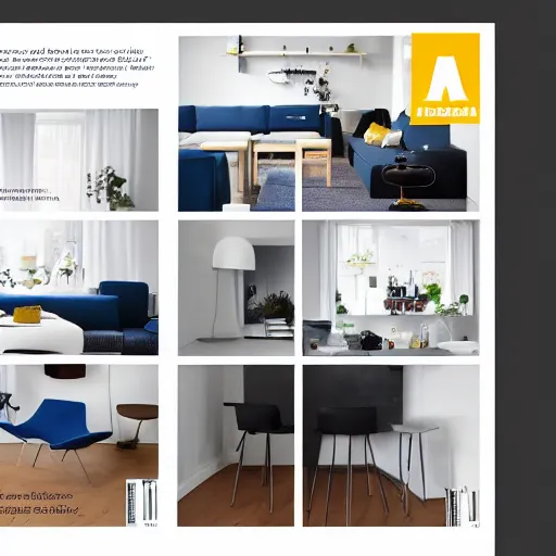 Prompt: ikea catalogue interior design photography real no artifacts