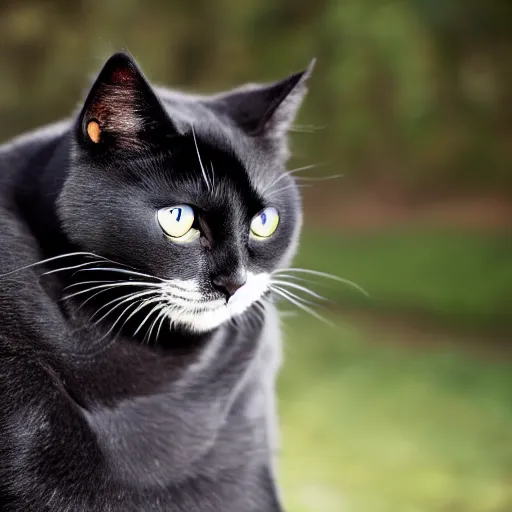 Image similar to highly detailed anthropomorphic chubby black cat doing yoga poses on long and thin scratchpost