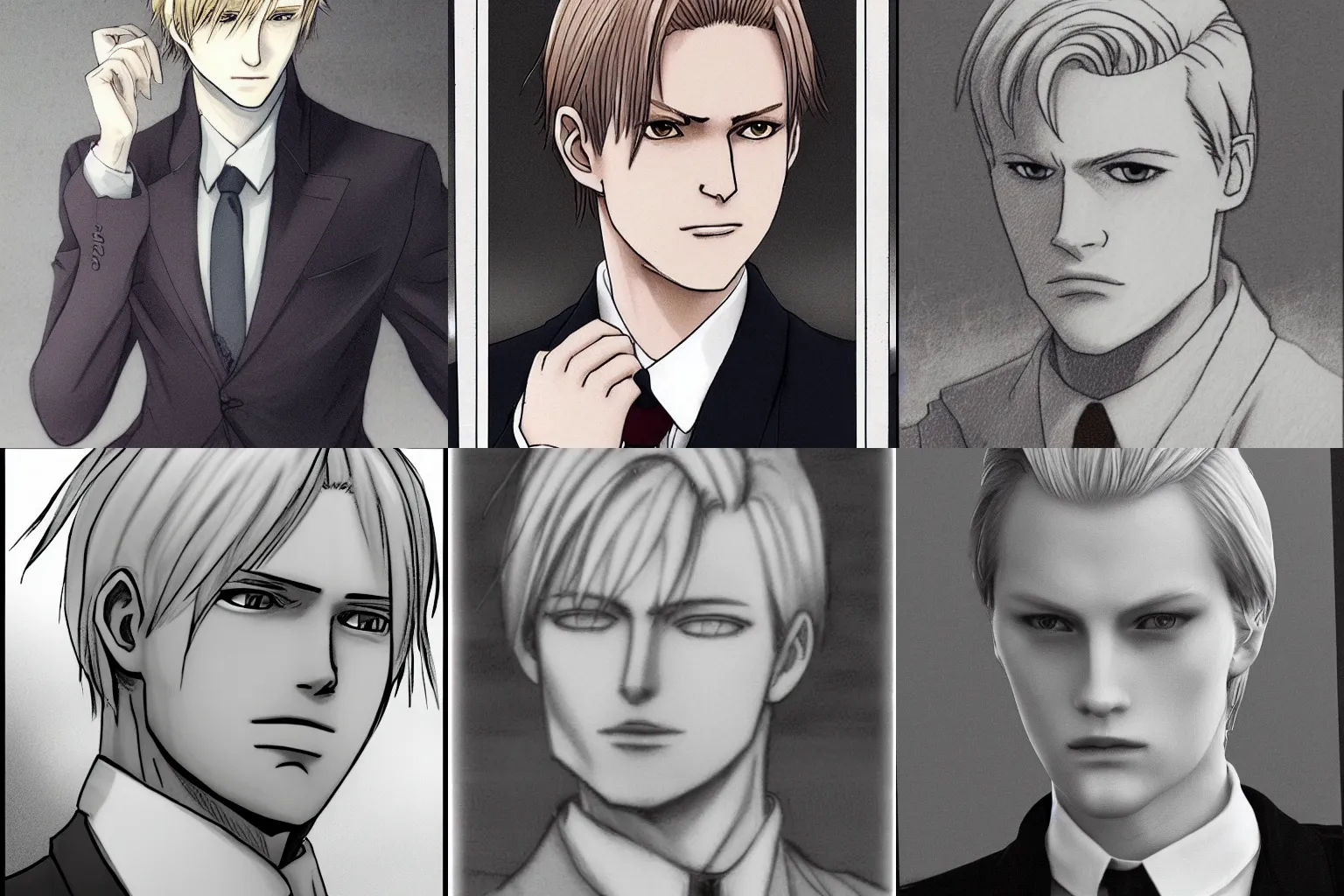 Prompt: realistic photo of johan liebert, human