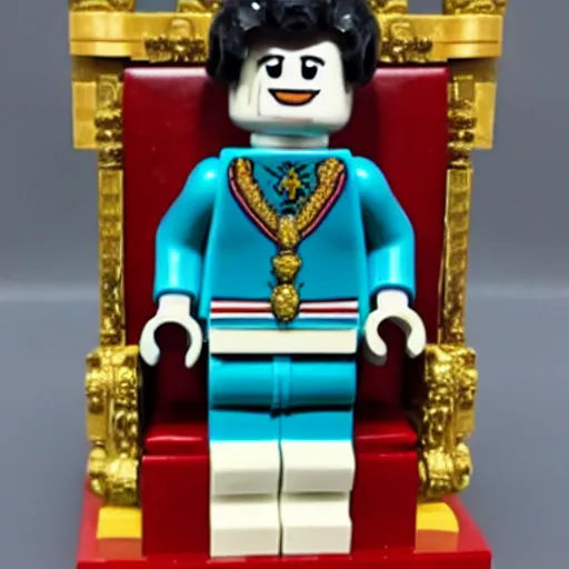 Image similar to queen of england lego figure