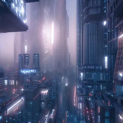 Prompt: futuristic city, movie still, cinematic, 8 k, unreal engine, 3 d render