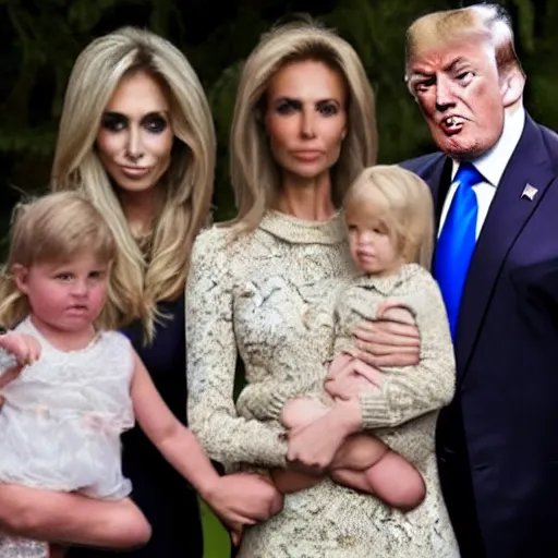 Prompt: the results of inbreeding in the trump family