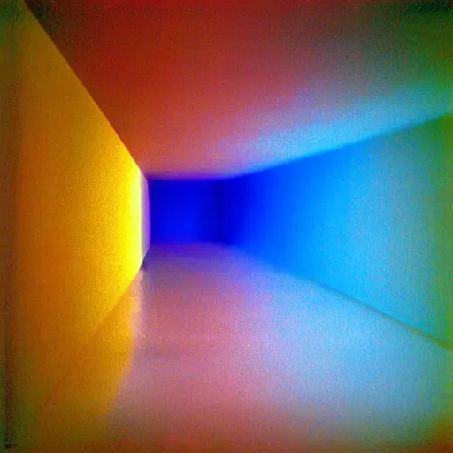 Image similar to Beautiful colored-photo cameraphone 2005 soft liminal Photograph of an infinite water-filled room