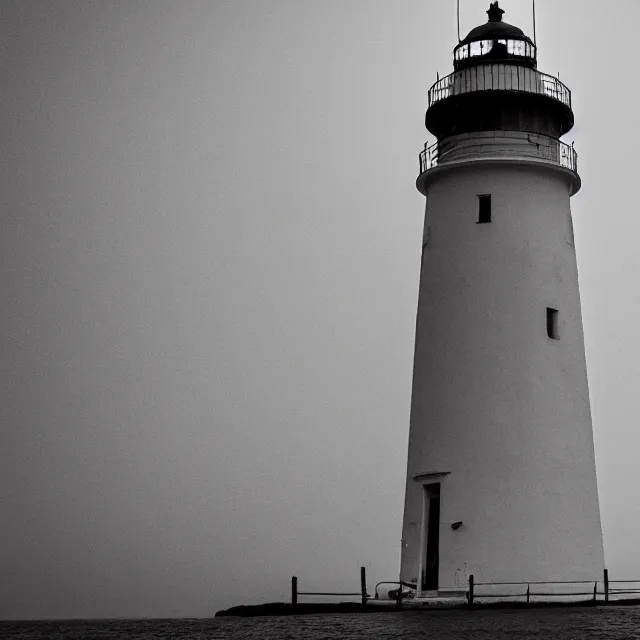 Prompt: a beautiful view of silent hill lighthouse, ultra detailed