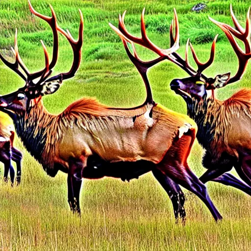 Image similar to elk centipede