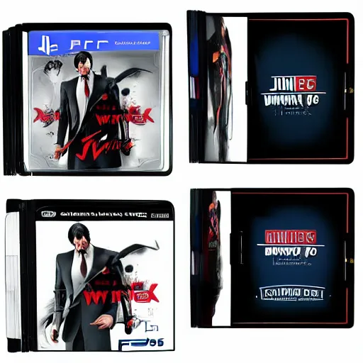 Image similar to john wick ps 5 game case