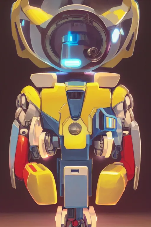 Image similar to metabots medabots medarotto medarot robot minimalist comics helmet mask neon cybereye, behance hd by jesper ejsing, by rhads, makoto shinkai and lois van baarle, ilya kuvshinov, rossdraws global illumination ray tracing hdr radiating a glowing aura