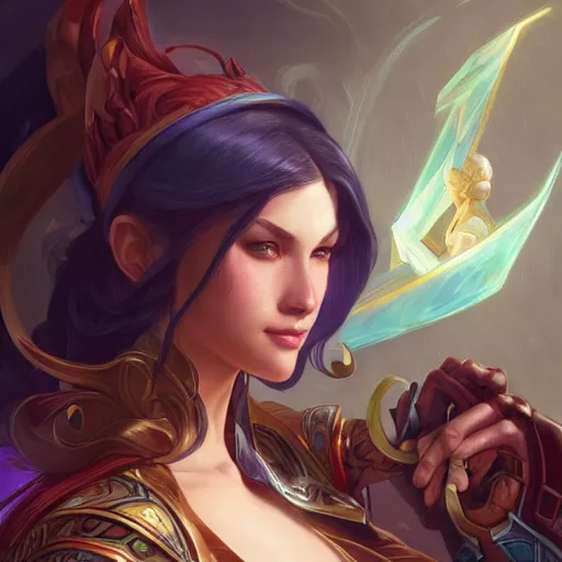 Image similar to perfectly - centered - portrait of league of legends, intricate, highly detailed, digital painting, artstation, concept art, smooth, sharp focus, illustration, unreal engine 5, 8 k, art by artgerm and greg rutkowski and alphonse mucha