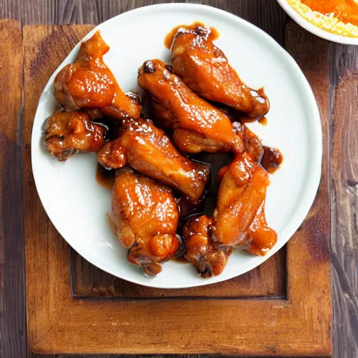 Image similar to thick sauce chicken wings