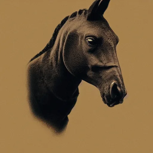 Prompt: kanye west as a horse