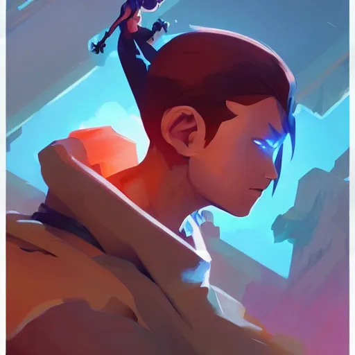 Prompt: hero world sony playstation 5, behance hd by jesper ejsing, by rhads, makoto shinkai and lois van baarle, ilya kuvshinov, rossdraws global illumination