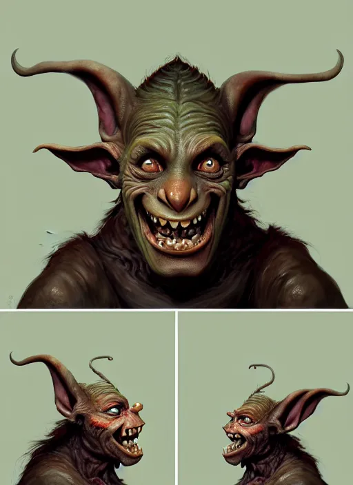 Prompt: portrait of a medieval goblin eating cakes, beautiful face, hyper realistic, highly detailed, digital painting, artstation, illustration, concept art by hyung tae and frank frazetta, digital paint, matte paint, washed colors, dark, gloomy