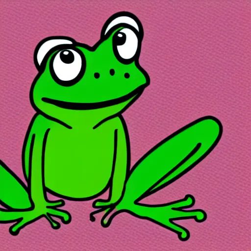 Prompt: adorable frog cartoon