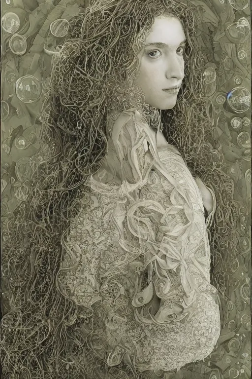 Prompt: An extremely beautiful pre-raphaelite intricate ultradetailed ornate portrait of a very beautiful elegant Shreck, regal, digital art painting, smooth, sharp focus, magazine art cover illustration, award winning picture, extremely detailed masterpiece, sense of awe, featured on Artstation, Artgerm, ethereal rainbow bubbles, Aetherpunk, atmospheric lightning, backlit, highly detailed illustration highlights, concept art, Exquisite matte painting, floral details, 8K detail post-processing, Uplight, vibrant mood