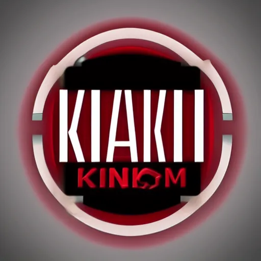 Prompt: “logo design with text KINOMO, dark red, 3d”