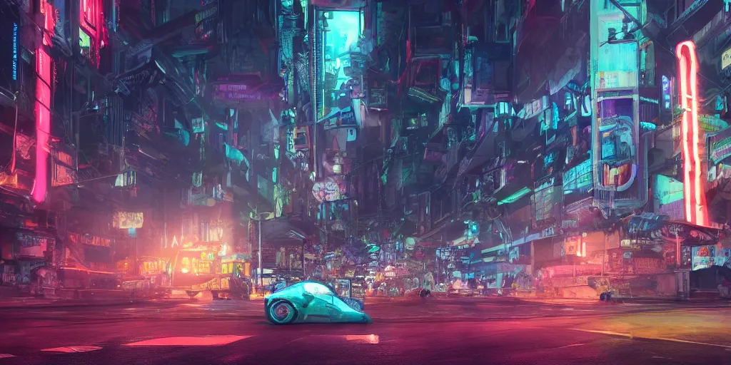 Prompt: a 3 d rendered in unreal engine guatemalan cyberpunk city with flying cars with neon ads and signs with evocative dramatic mood with blade runner vibe with motion blur with depth of field with bloom with lightshaft with volumetric lights, fog, by jeremy mann, oscar winning graphics, photo realistic, bloom, imax, dynamic lighting, artstation,