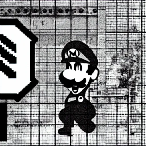 Image similar to super Mario nazi Germany