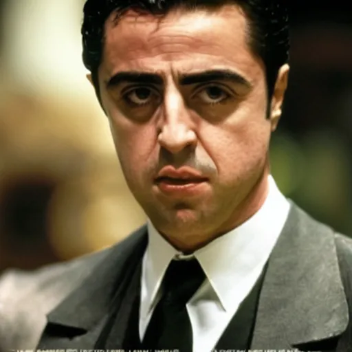 Image similar to still of xavi hernandez as michael corleone in the godfather