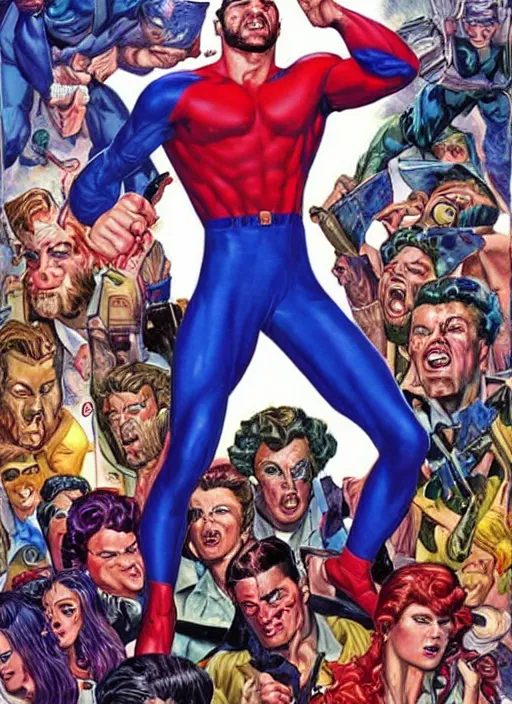 Image similar to Gigachad by Joe Jusko