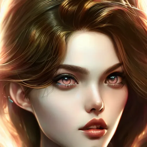 Image similar to a beautiful girl， by Artgerm Lau，hyperdetailed, trending on artstation, trending on deviantart