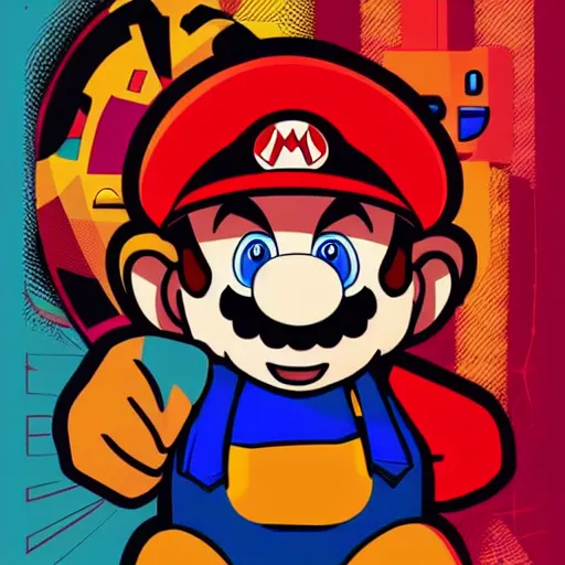 Portrait of Super Mario by Kilian Eng | Stable Diffusion | OpenArt