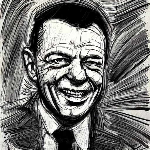 Image similar to a realistic yet scraggly portrait sketch of the side profile of a stern and sophisticated frank sinatra, trending on artstation, intricate details, in the style of frank auerbach, in the style of sergio aragones, in the style of martin ansin, in the style of david aja, in the style of mattias adolfsson