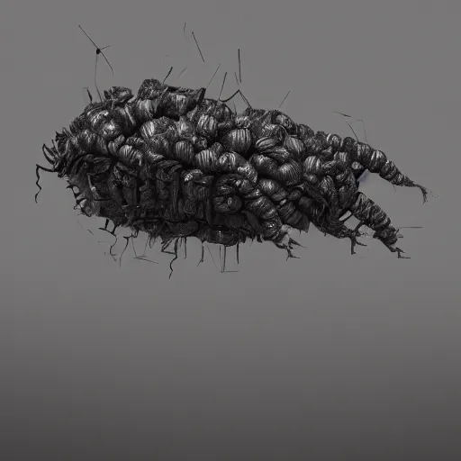 Image similar to A caterpillar that is made of only human heads, hyperdetailed, artstation, cgsociety, 8k