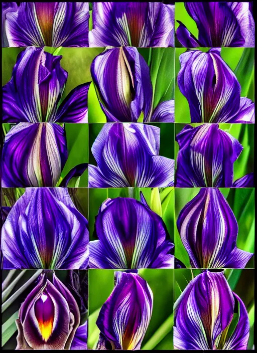 Prompt: montage of thin ringshaped irises, detailed colored textures, eyelashes, advanced art, art styles mix, from wikipedia, wet relections in eyes, sunshine, hd macro photograph, from side, grid o various eye shapes