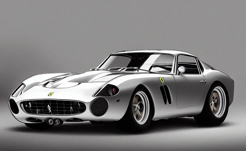 Prompt: “A 2025 Ferrari 250 GTO Concept, studio lighting”