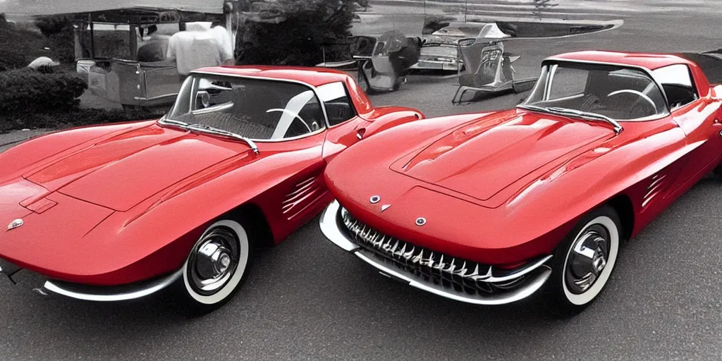 Image similar to “1960s Mid Engine Corvette”
